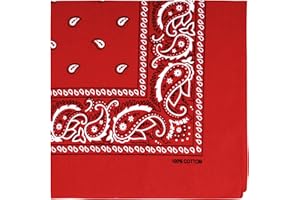 One Piece Novelty Bandanas Paisley Cotton Handkerchief……