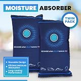 Quebec Car Dehumidifier Bags 2 x 350g Moisture Absorbers for Windscreens view 2
