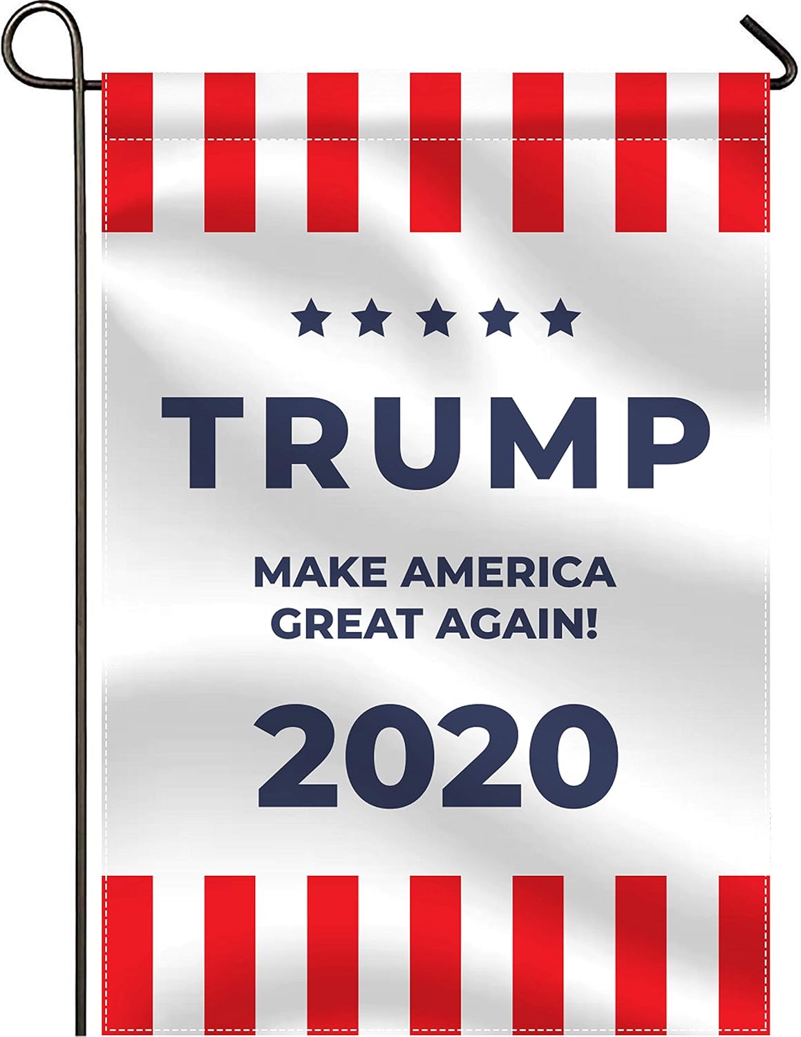 Mogarden Trump 2020 Garden Flag, Double Sided, 12 x 18 Inches, Make America Great Again, Thick Weatherproof Yard Flag