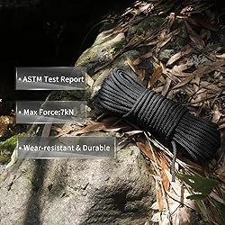 NewDoar Static Climbing Rope 6mm Accessory Cord