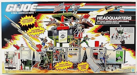 gi joe headquarters playset