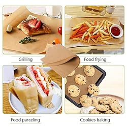 QYH 300 Pcs Parchment Paper Sheets for Baking, 8x12