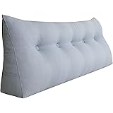 Amazon.com: WOWMAX Large Bolster Triangular Headboard Backrest ...