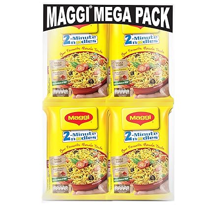 MAGGI 2-Minute Instant Noodles, Masala - 840g (Pack of 12 x 70g Each)
