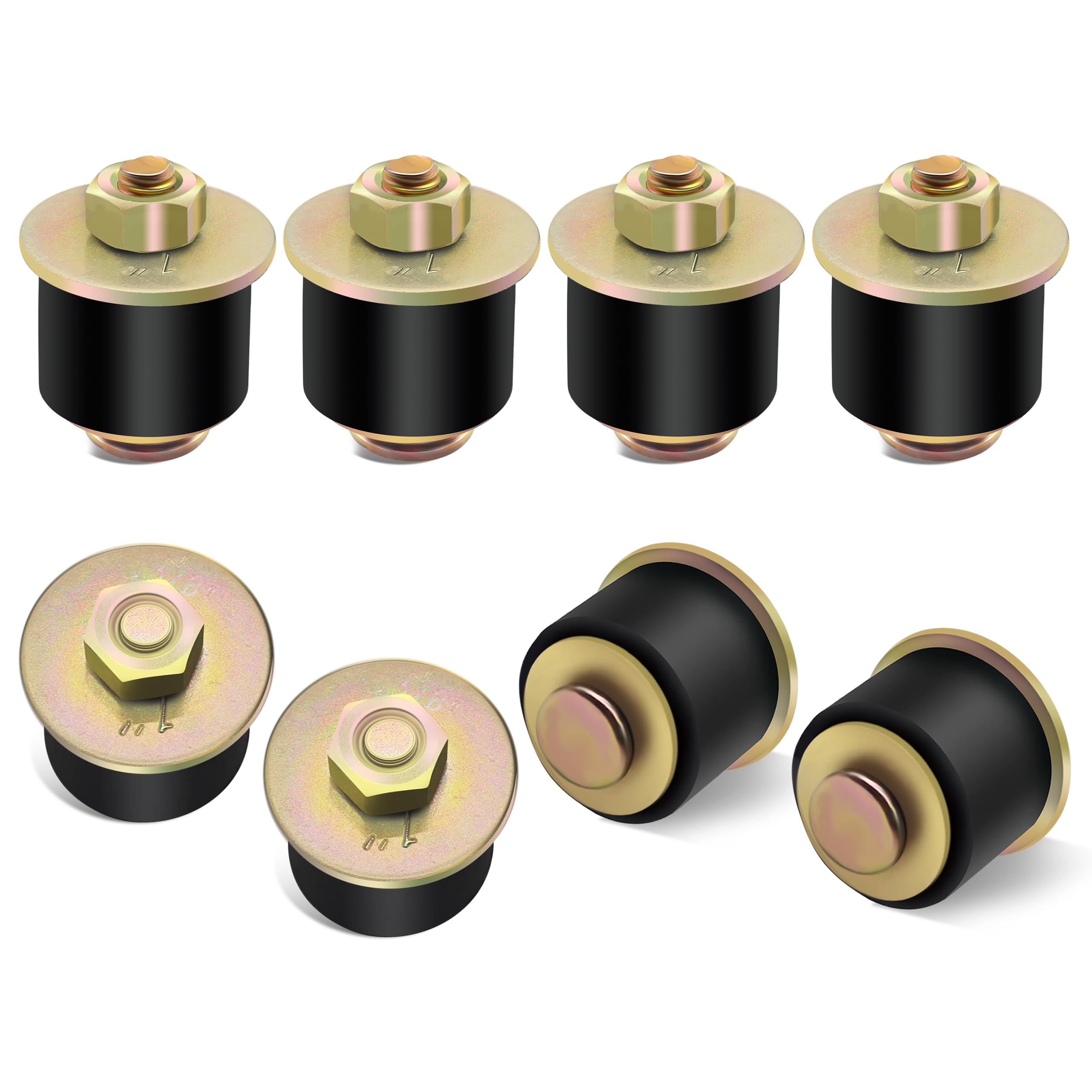 Photo 1 of Siptenk 1" Freeze Rubber Expansion Plug 8 pcs, Automotive Rubber Expandable Freeze Plugs for Engine