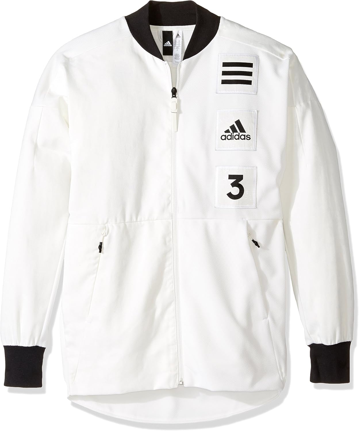 adidas Men's Athletics Varsity Jacket, Black, Small Clothing