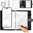 Smart Pen & Notebook Set, Digital Pen Real-time Synchronization Digitization for Storing and Sharing Notes, Smart Pen Suitable for Learning, Office Note and Drawing, Compatible with Android and iOS