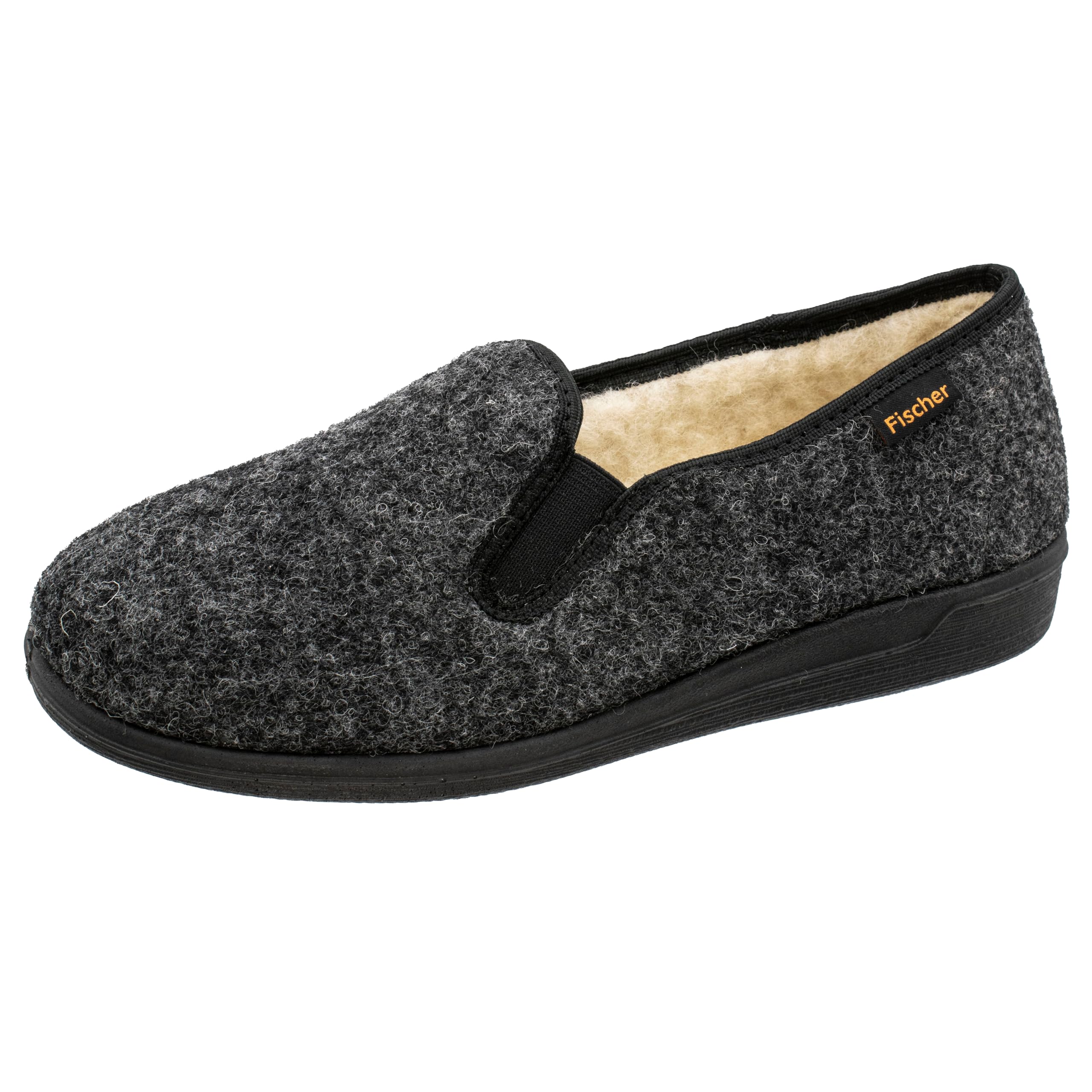 Fischer Men's Frank Low-Top Slippers, Black, 11 UK