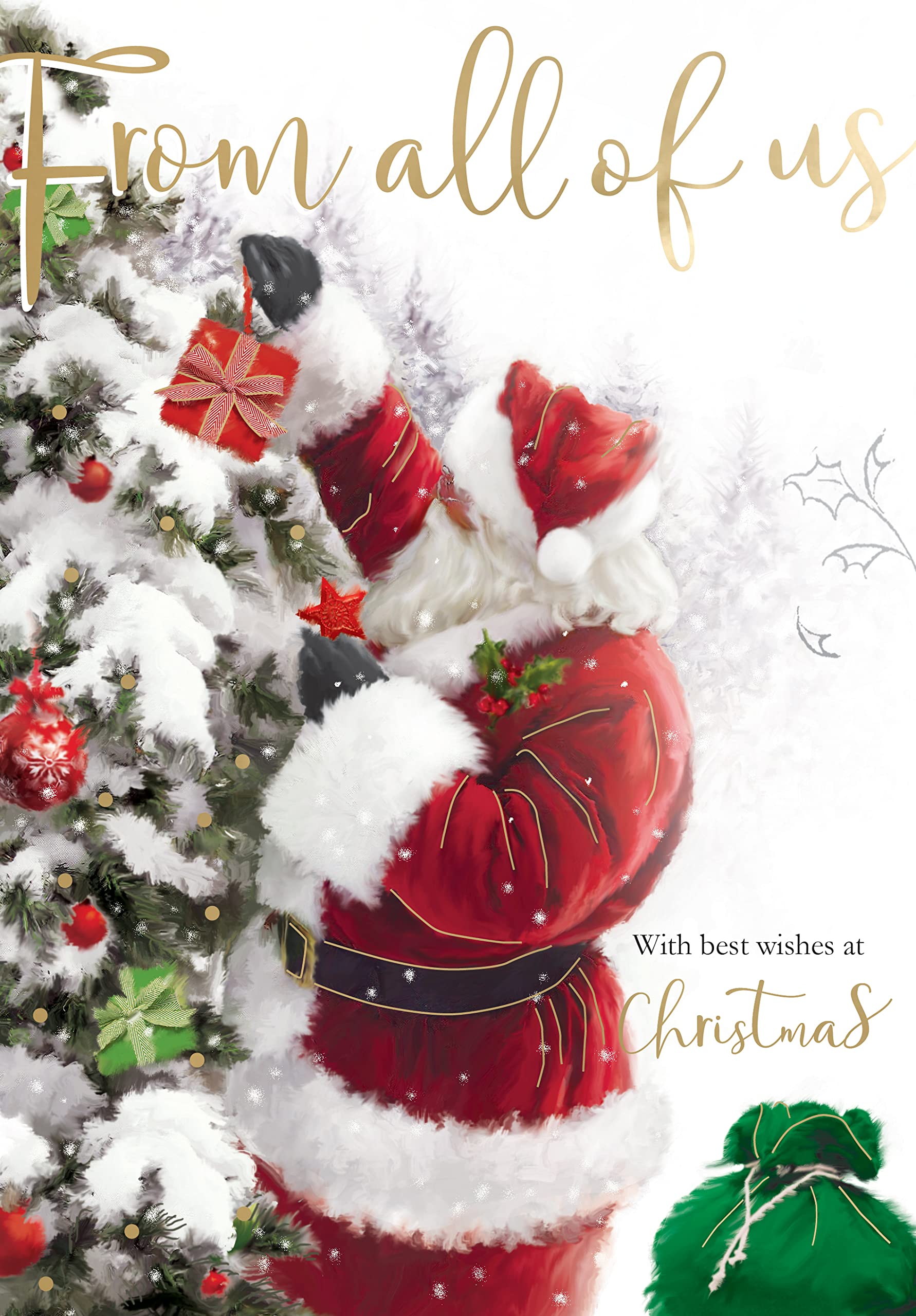 from All of Us Singing Musical Christmas Card Xmas Sound of Christmas Range XSING013