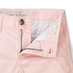 Hope & Henry Boys' Cotton Twill Chino Short Light