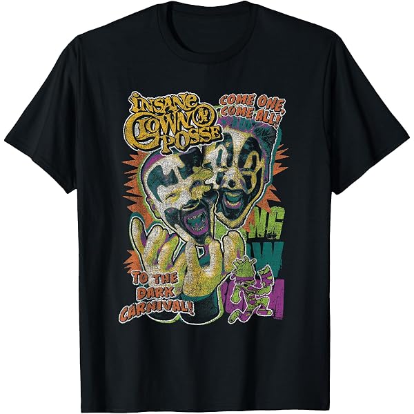 Amazon.com: Down with The Clown Hatchet Man ICPS Horror Core T