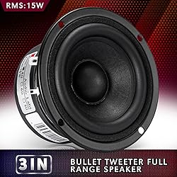 Facmogu 3 inch Tweeter Speakers HiFi Full Range