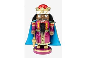 Clever Creations Wiseman with Frankincense 6 Inch Traditional Wooden Nutcracker, Festive Christmas Décor for Shelves and Tables
