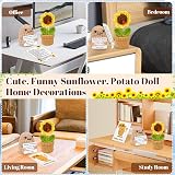 Pipihome Positive Potato Sunflower Crochet Gift Set Lovely Support Doll view 7