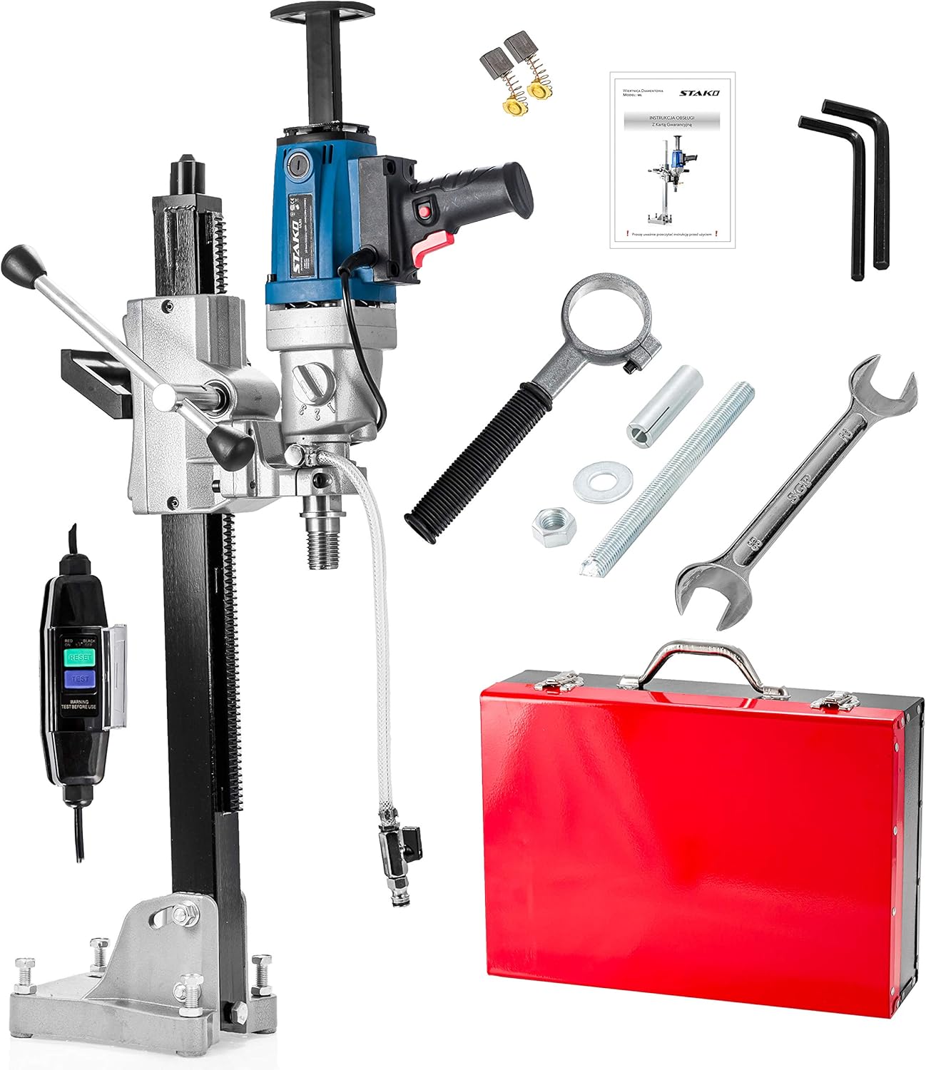 Stako Kernbohrgerat Kernbohrmaschine Kernbohrer Kernbohrung 1500 W 396 U Min Max Bohr O 122 Mm Baumarkt Elektrowerkzeuge