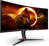 AOC CU34G2X 34 inch WQHD Curved 144Hz Gaming Monitor 3440x1440 VA AMD FreeSync view 9