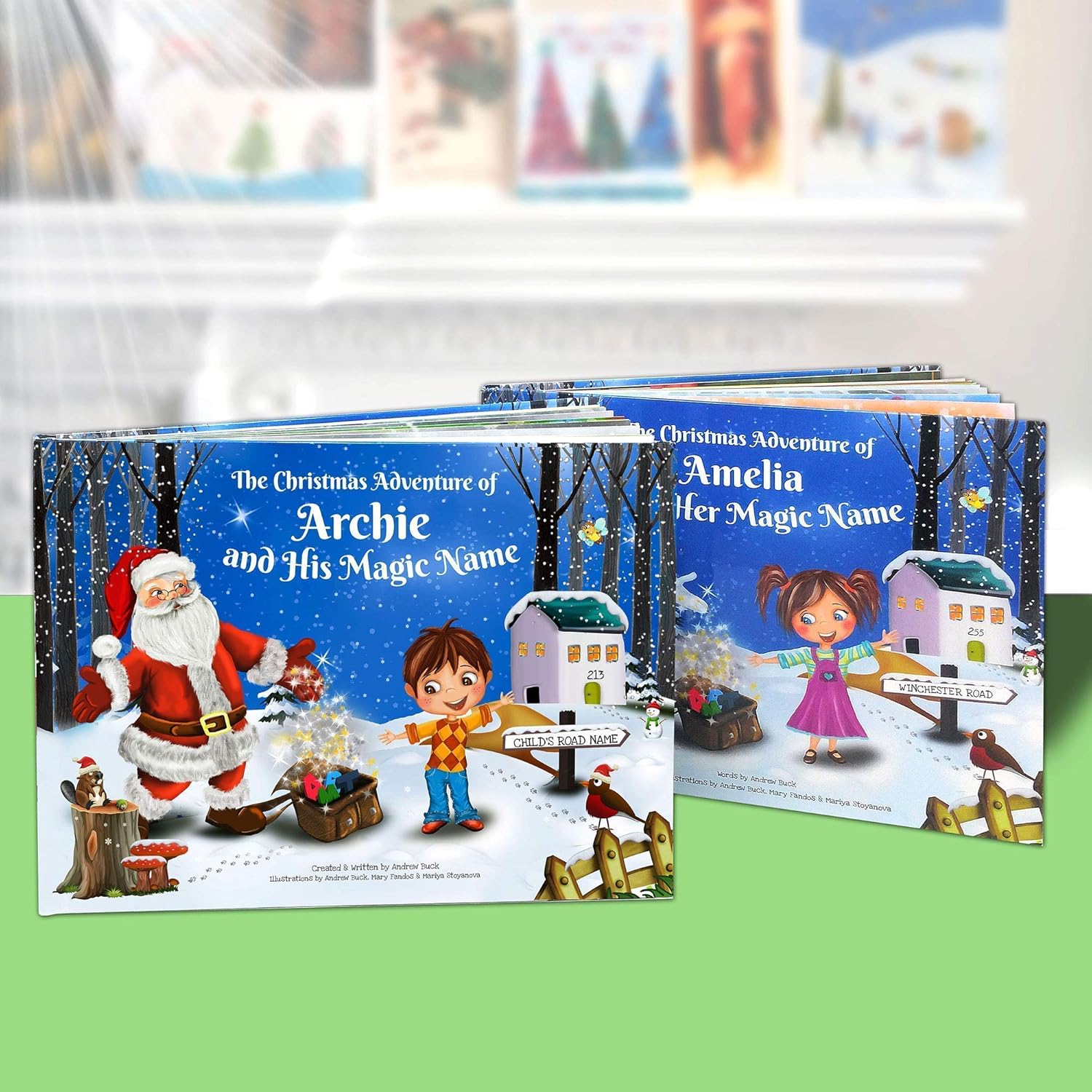 christmas book with child's name
