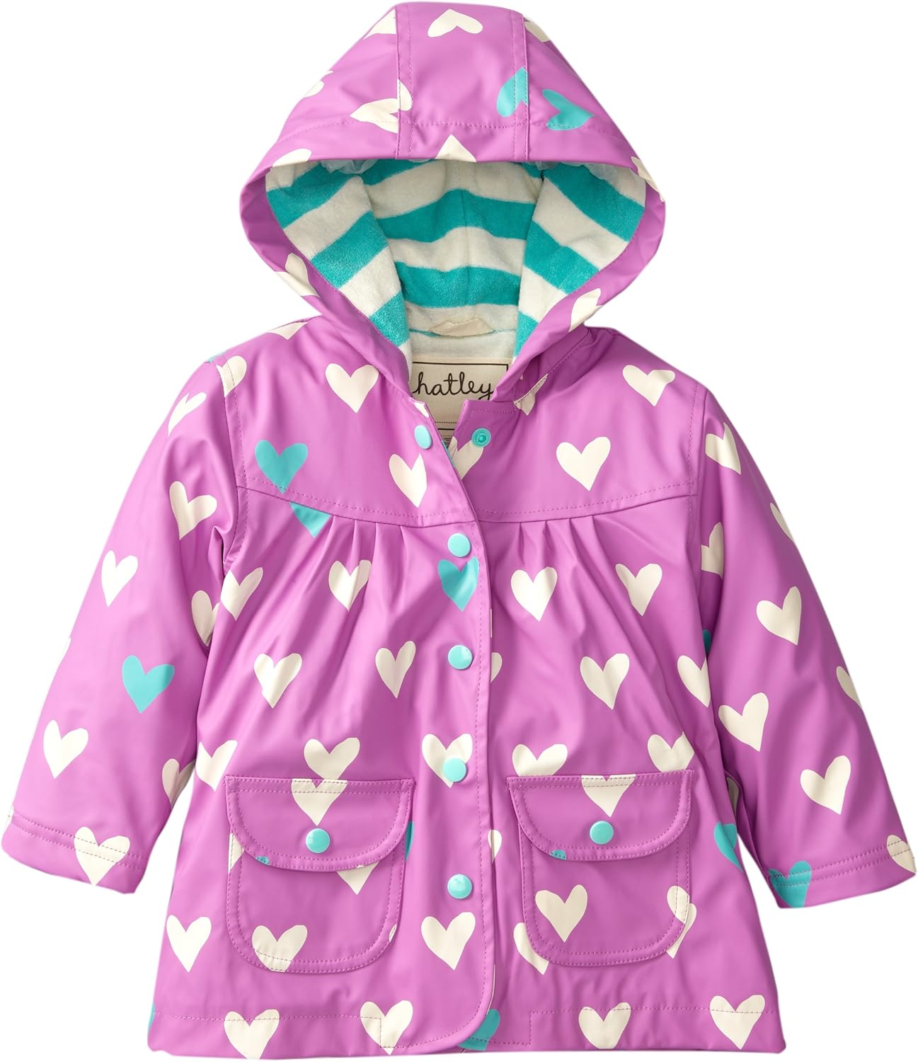 Hatley Polka Dot Heart Girl's Rain Coat Polka Dot Heart 8 Years Amazon
