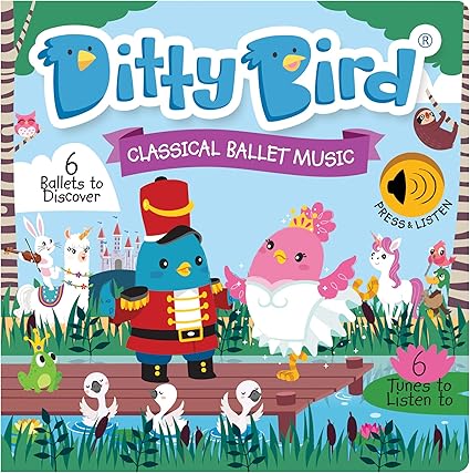 Amazon Com Ditty Bird Baby Sound Book Our Classical Ballet Musical Book Is The Perfect Toys For 1 Year Old Boy And 1 Year Old Girl Gifts Educational Music Toys For Toddlers 1 3