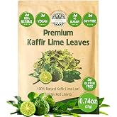 Premium Dried Kaffir Lime Leaves - 0.74 oz (21g) Pack for Authentic Thai Flavor (B)