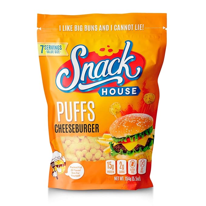 Keto Protein Puffs Low Carb Snacks High Protein Crunch