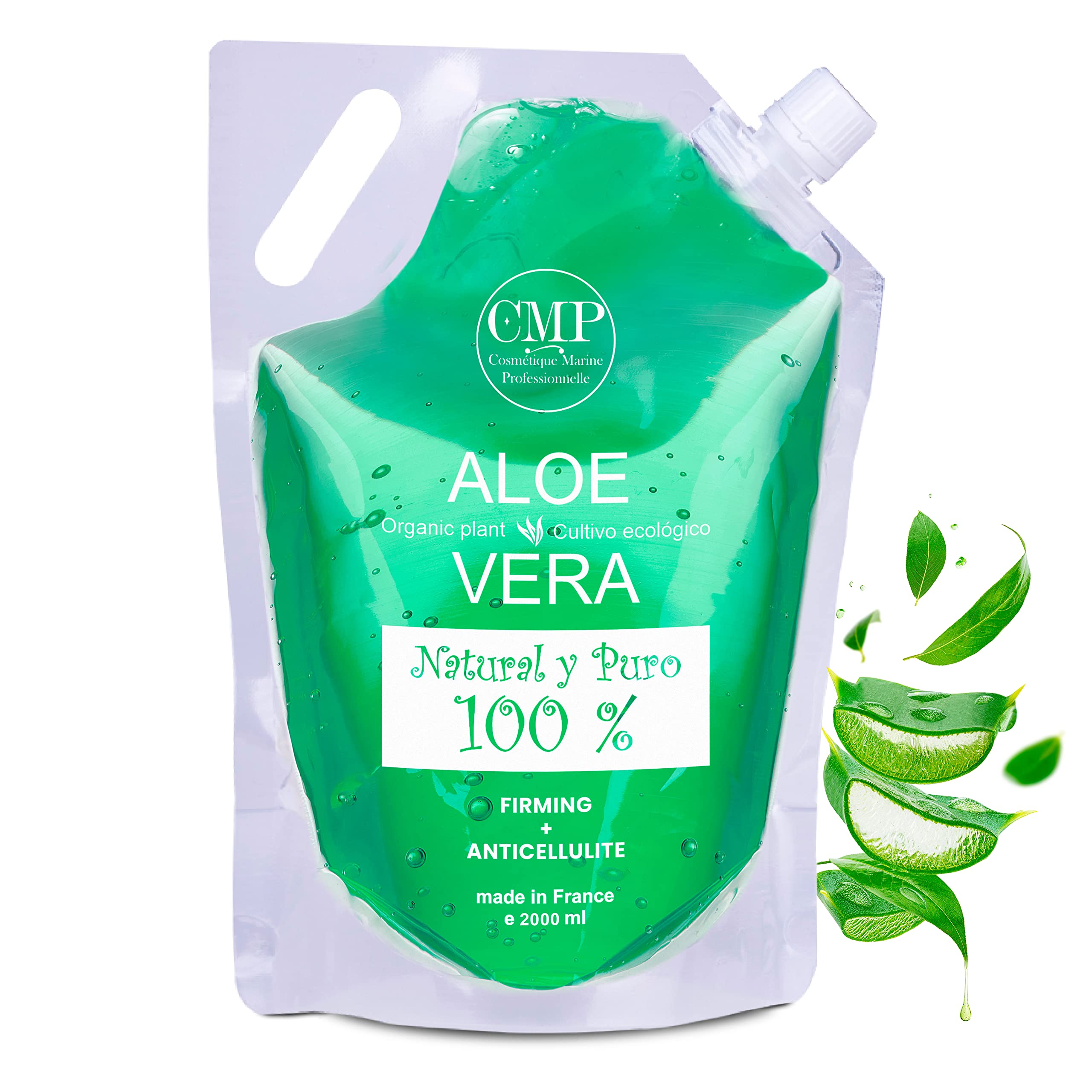 CMP Anticellulite + Reduction + Firming Body Intensive Gel. Cellulite and Orange Peel Remover. Massage Gel for Professional Treatment. (Cabin, Apparatology) (2000 ml)