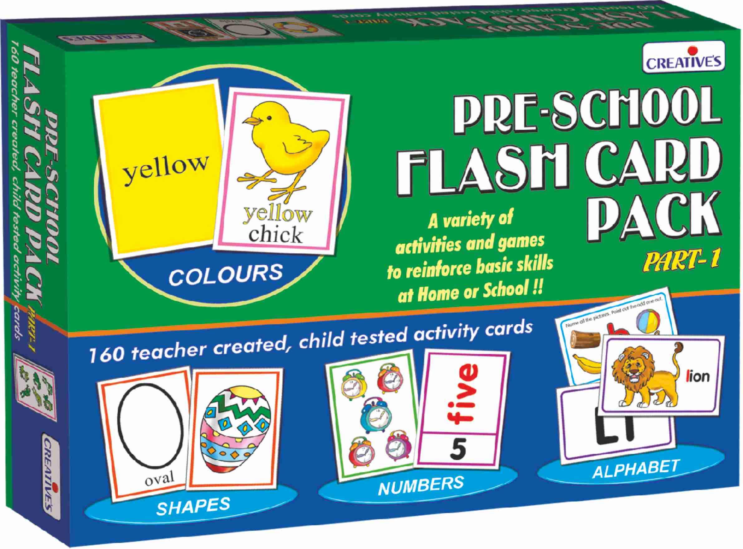 Creative Educational Pre-School Flash Card Pack 1