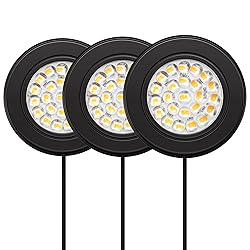 GETINLIGHT 2.5" Wide 3000K Dimmable LED Puck Lights