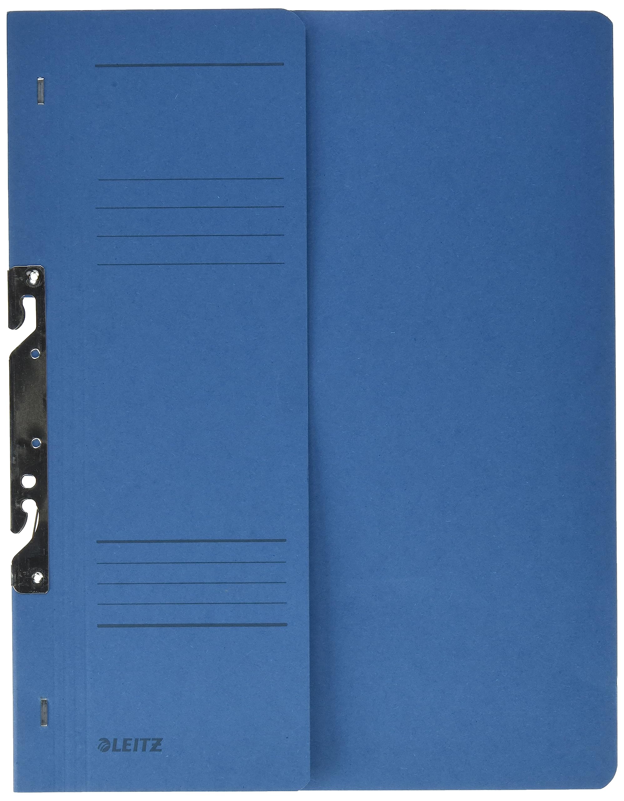 Esselte Leitz Slotted File 1/2 Front Cover A4 Organic Binding Manila Cardboard Blue (Pack of 1)