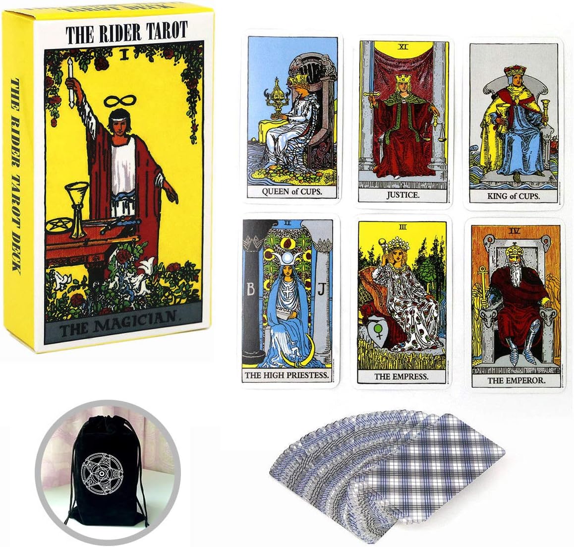 X Creative Rider Waite Tarot Cards Deck Tarot Deck Vintage 78
