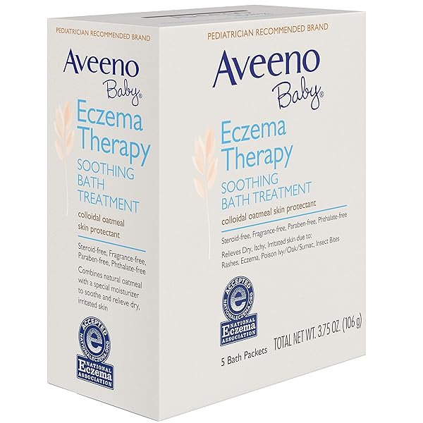 AVEENO SOOTHING BABY BATH TREATMENT, SINGLE USE PACKETS – 5 EA