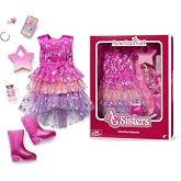 American Girl, AG Sisters Glitz &amp; Glam Fashion Set, Doll Clothes, for 14.5-inch Dolls, 7 pcs, for Ages 4+ (Amazon Exclusive)