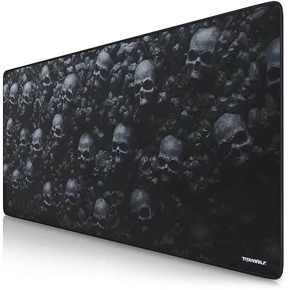 CSL-Computer Titanwolf XXL Speed Gaming Mauspad | 900 x 400mm | XXL Mousepad | Tischunterlage Large Size | mit Titanwolf-Moti