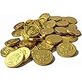 Large Milk Chocolate Gold Coins - 12 Ounce (3/4 LB) (Approximately 45 Pieces)