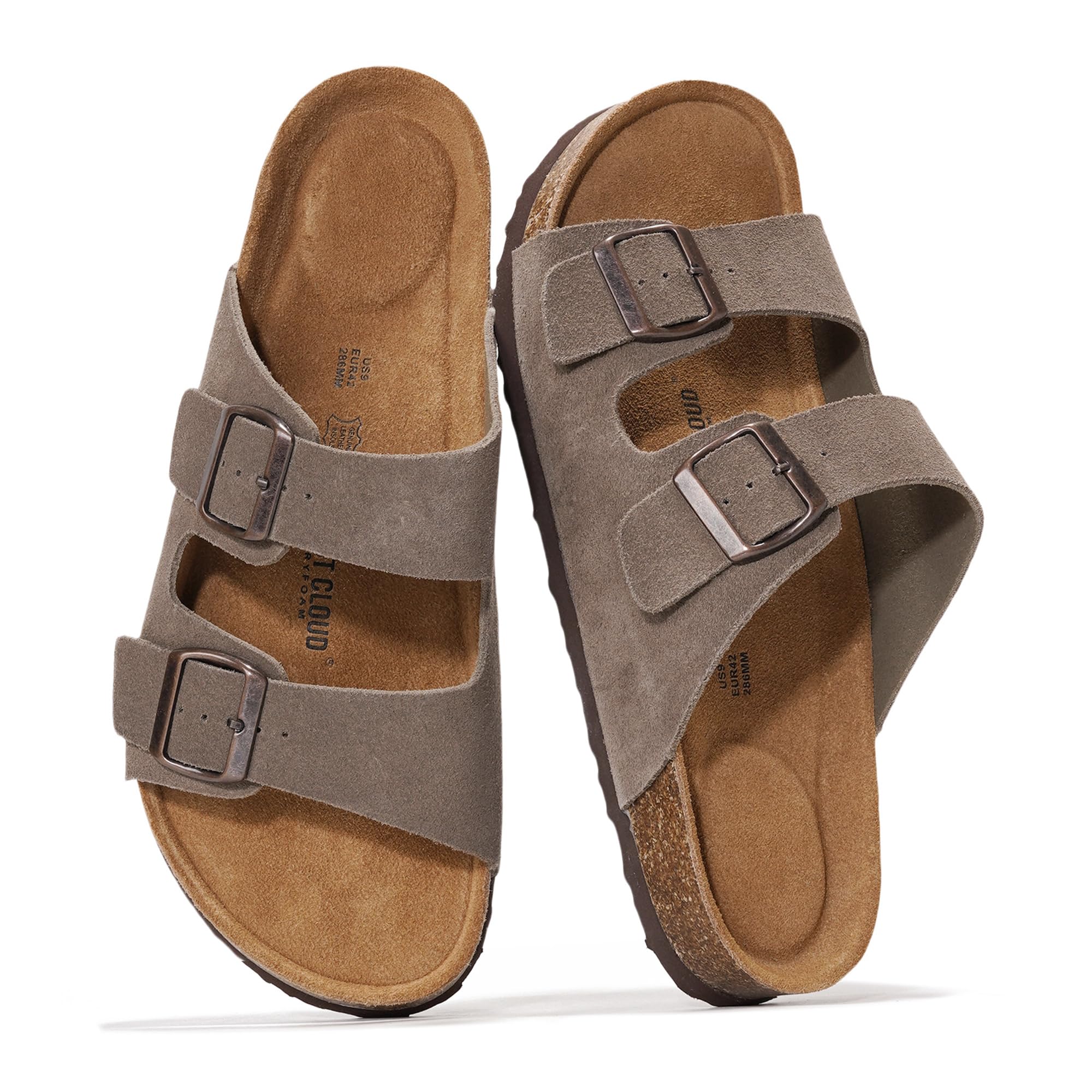 Project Cloud Genuine Leather Mens Sandals with
