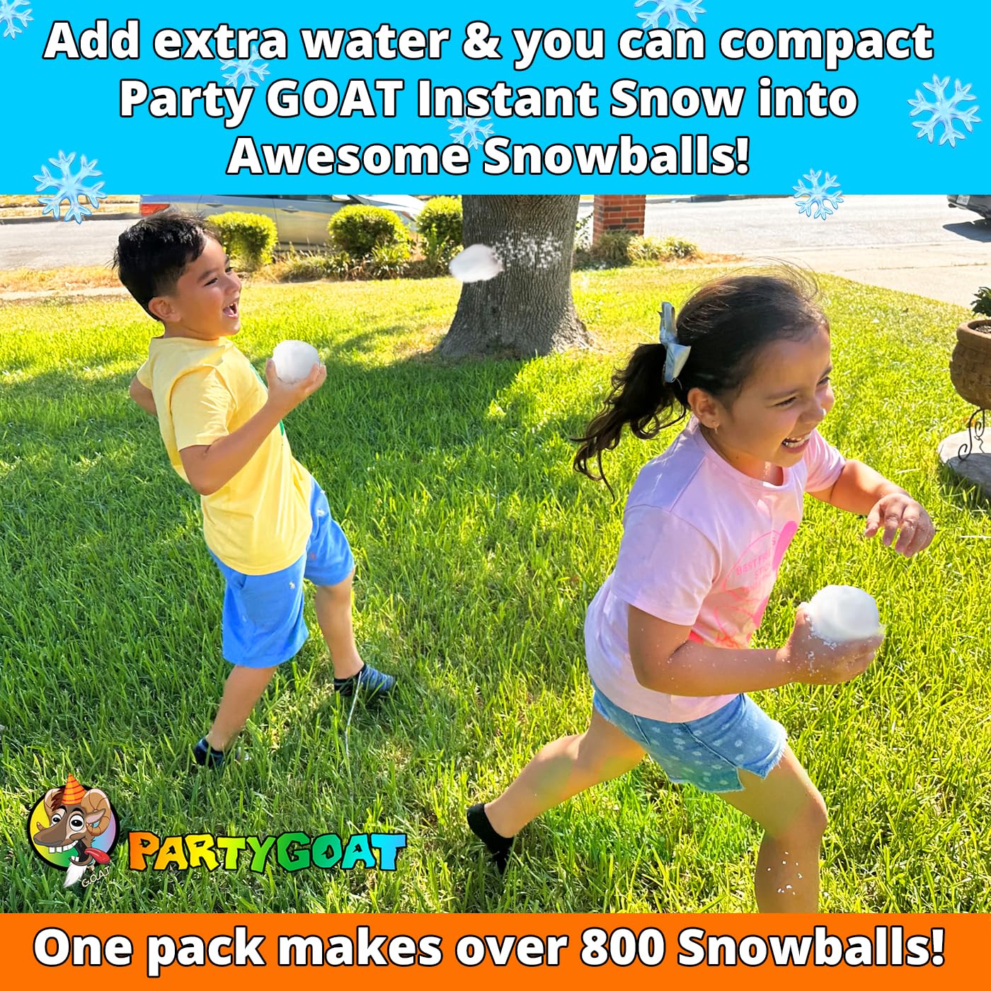 Bulk Fake Snow Powder for Outdoor & Indoor use. 39oz Makes 15 Gallons of Instant Snow for Sensory Play. Make Artificial Snowballs. Just Add Water. Magic Fun for Kids