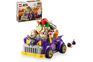LEGO Super Mario Bowser's Muscle Car Expansion Set Building Toy - Collectible Bowser Toy for Boys & Girls, Ages 8+ Years - Gifts for Christmas - 71431