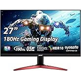 Acer Nitro 27" Full HD 1920 x 1080 PC Gaming IPS Monitor | AMD FreeSync Premium | 180Hz Refresh | Up to 0.5ms | HDR10 Support