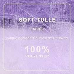 Lavender Tulle Fabric Roll Spool Bolt