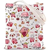 TGBJE Anime Themed Inspired Tote Bag Pink Animation Character Merch Video Game Character Gift Cartoon Lover Shoulder Bag