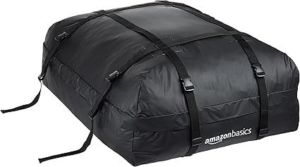 AmazonBasics -Portaeqiupajes baca, Negro, 425 L: Amazon.es: Coche ...