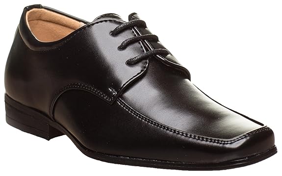Paisley of London , Jungen Schnürhalbschuhe Schwarz Matt Black