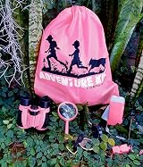 Kidz@Play Adventure Kidz Outdoor Exploration Kit 5x30 Binoculars Pink 3+ view 6