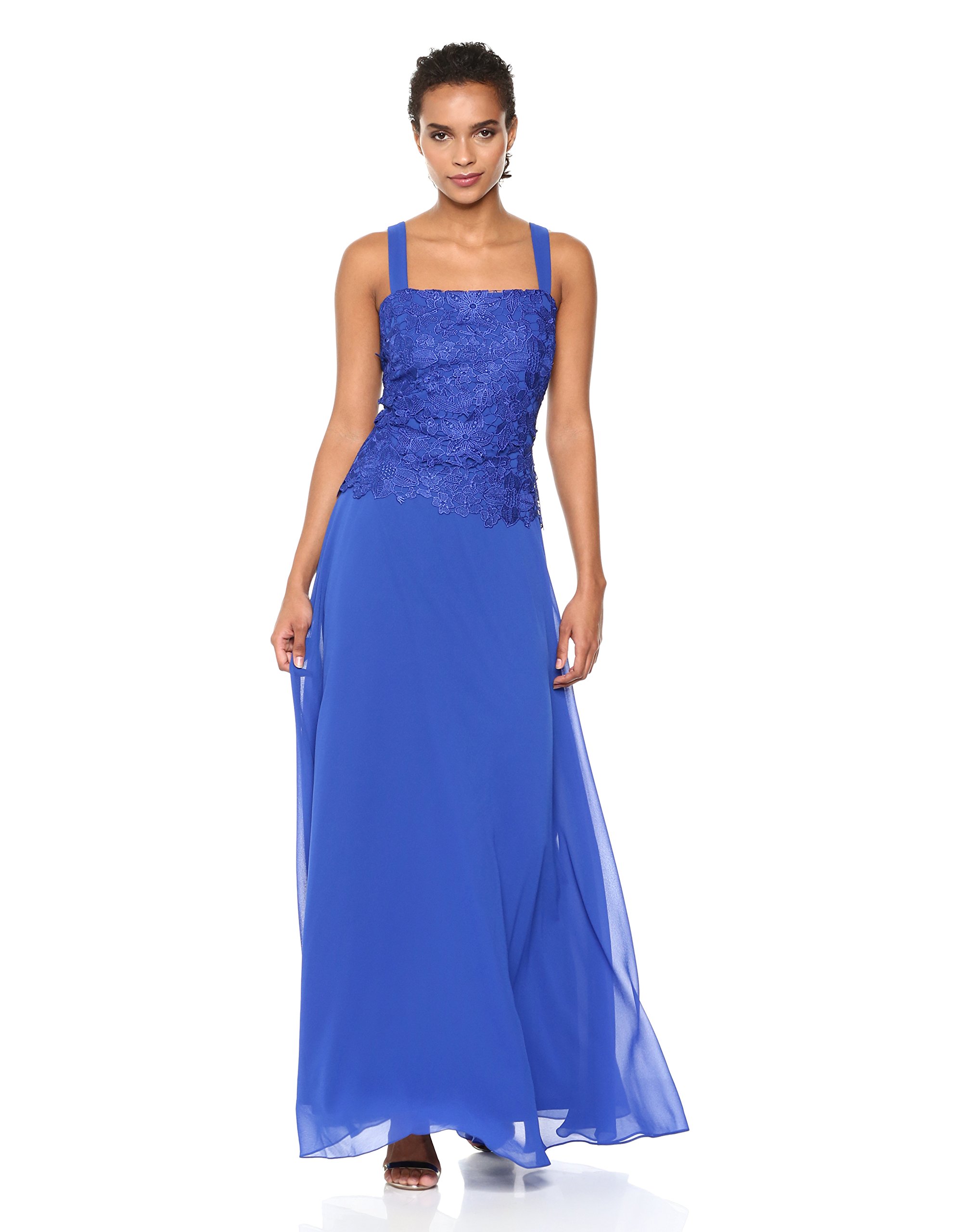 Emma Street Women's Lace Jacket and Long Dress, Cobalt, 18