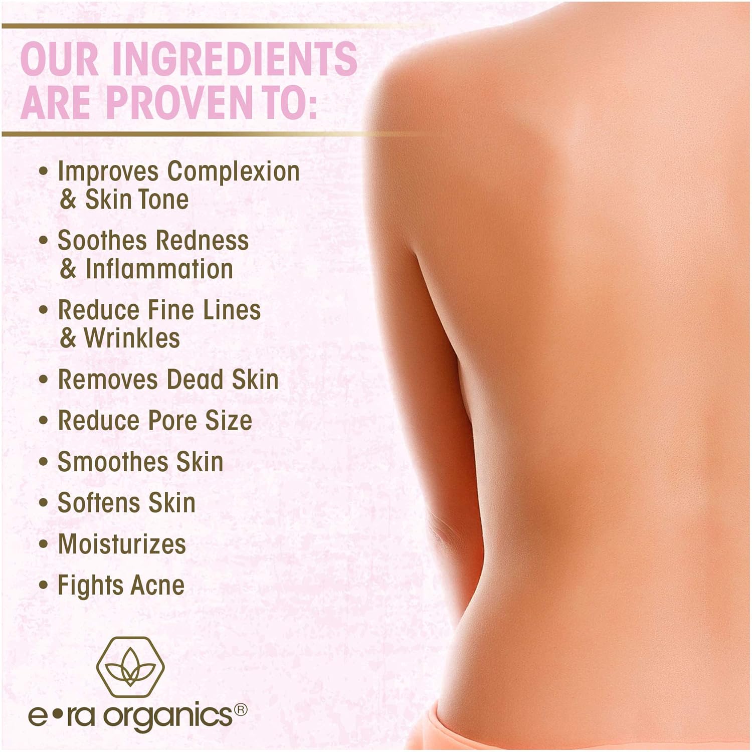 Natural & Organic Sugar Scrub Body Exfoliator - Spa Quality Organic Body Scrub with Food Grade Ingredients to Nourish, Moisturize & Rejuvenate Dull Dry Skin - No Harsh Chemicals, Parabens or Sulfates : Beauty