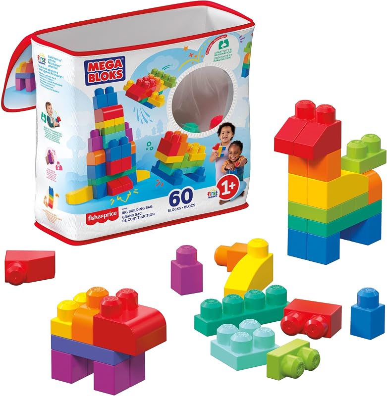 First Builders Bolsa Grande de Bloques Azul