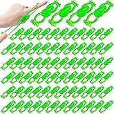 Hanaive 100 Pcs Flying Slingshot Frogs Toys Passover Day Toys Stretchy Slingshot Fun Shooting Flying Green Frogs Playthings Sticky Playthings for Party Favors Birthday Classroom Exchange Prizes Game