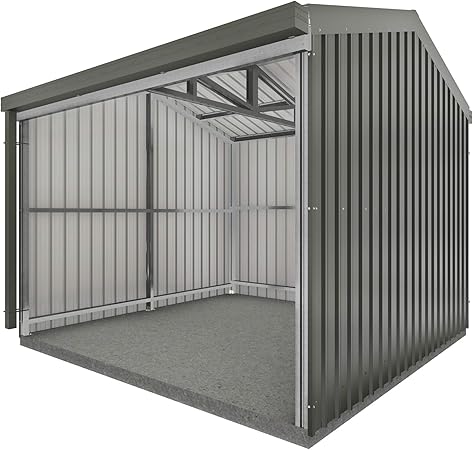 Absco 23081sk Space Saver Storage Shed Woodland Grey Outdoor Storage Tools Home Improvement Storage Home Organization