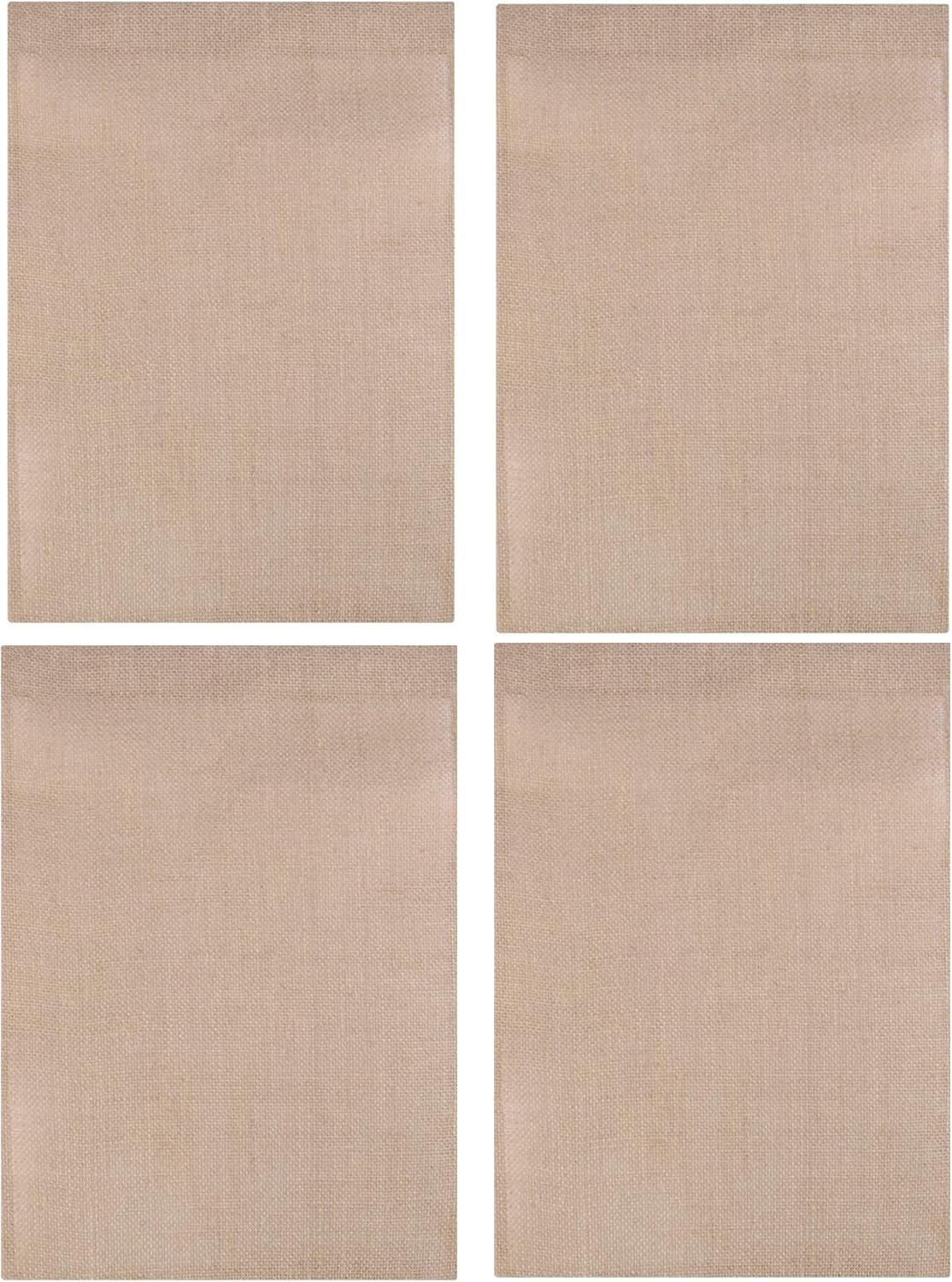 DOOGA Blank Garden Flag Jute Yard Flag DIY Garden Flag for Festival Wedding Party Decor DIY Flag for New Home Gift Wedding Gift Housewarming Gift Home Decor (18