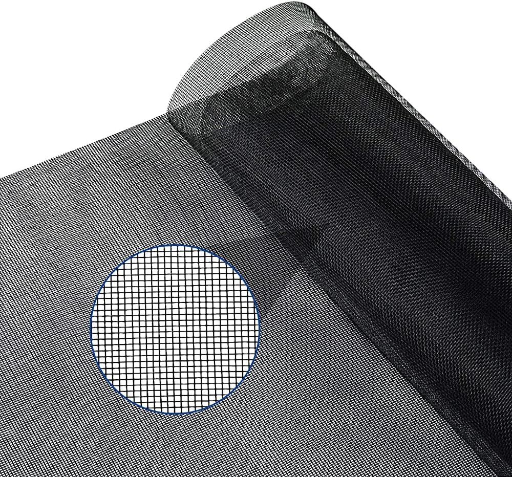 Biocare Insect Window Mesh 1.2m Fibreglass Black Fly Screen Durable